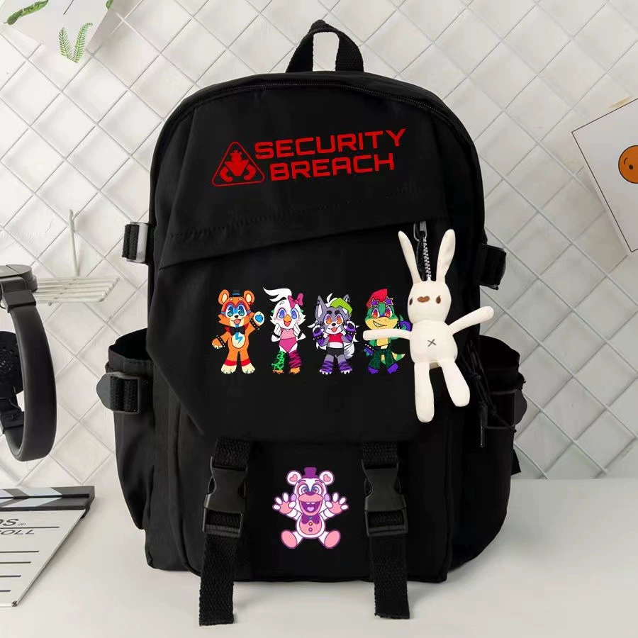 Игровой рюкзак FNAF Security Breach Ruin для школьника, школьная сумка, рюкзак для девочек, средняя и старшая школа