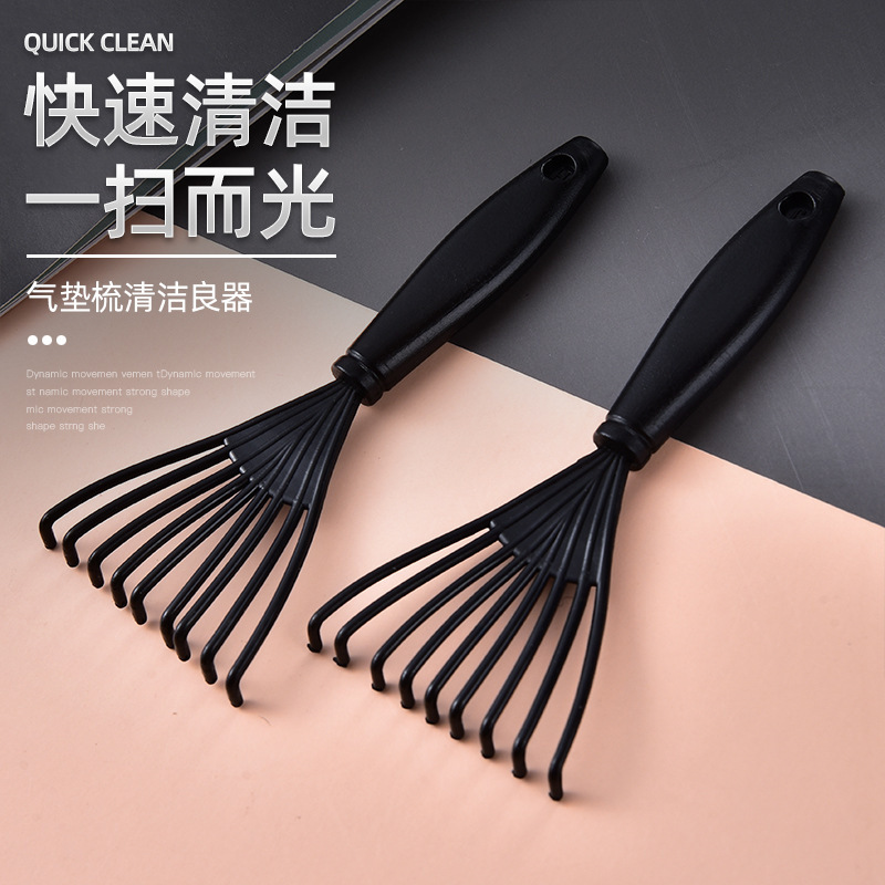 Air Cushion Comb Cleaning Brush Pig Bristle Comb Cleaning Claw Tool Cleaning Hair Cleaner Brush Cleaning Tool