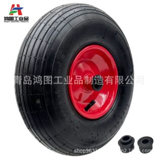 14X4.00-6 Rubber Inflatable Wheel Iron Hub Trolley Wheel Accessories Amazon 14inch Rubber Inflatable Wheel