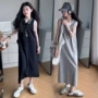女孩女童无袖新款背心裙