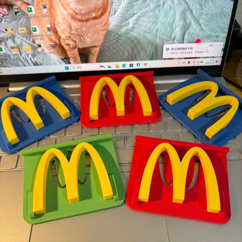 Office mobile phone bracket student drama artifact wholesale desktop M-type small ornaments creative new listing