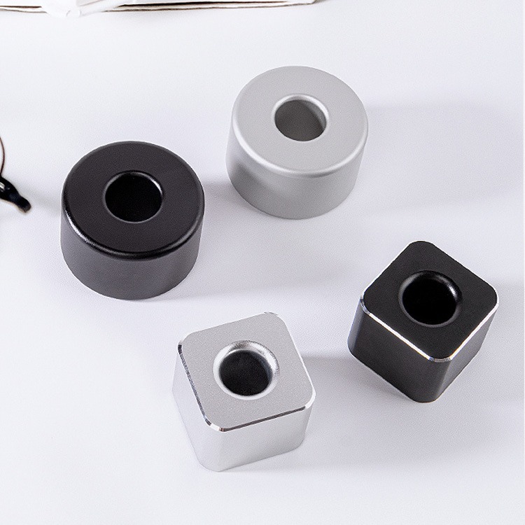 Sostenedor de la pluma del metal de gama alta simple sola aleación de aluminio creativo titular de la pluma de escritorio de Oficina Decoración