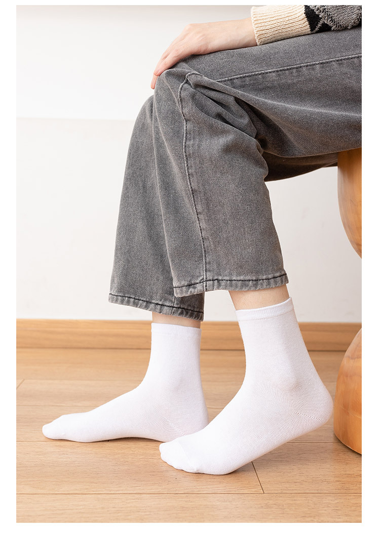 中筒袜纯棉_10