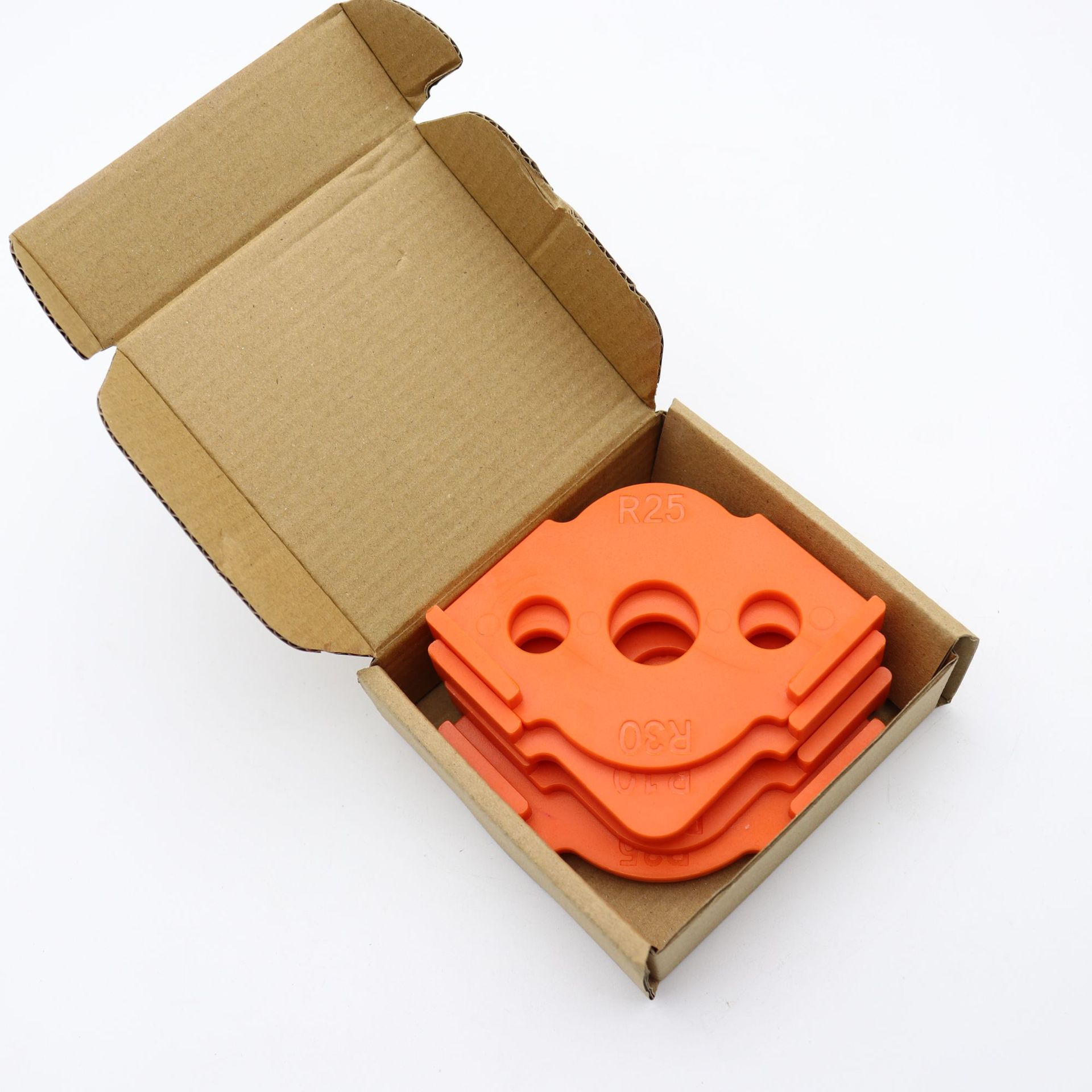 4件套木工半圆角快速定位器R角半圆角木工工具修边机半圆角快速定