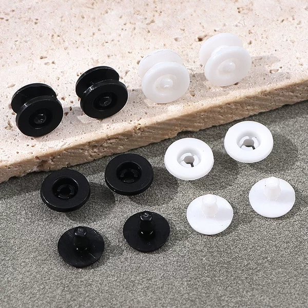 Disposable Fixed Buckle Tag Plastic Buckle Two-In-One Buckle Anti-Tamper Buckle Clog Shoe Button Side Snap Button