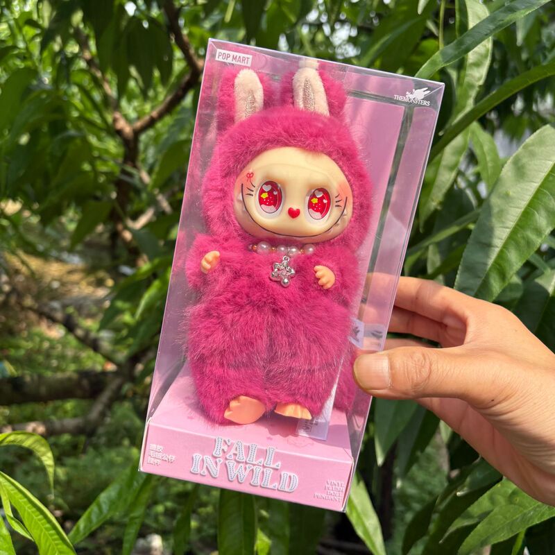 泡泡玛特拉布布labubu公仔小天使毛绒玩具盲盒搪胶脸潮玩手办卡通|undefined
