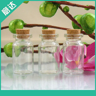 Multi-specification Cork glass bottle bayonet 200ml cork bottle large new cork glass bottle