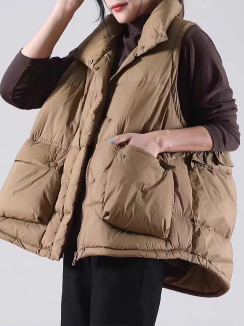 Vest Women's Coat Down Jacket Vest Women's Duck Down Jacket Vest Women's High-end Sense