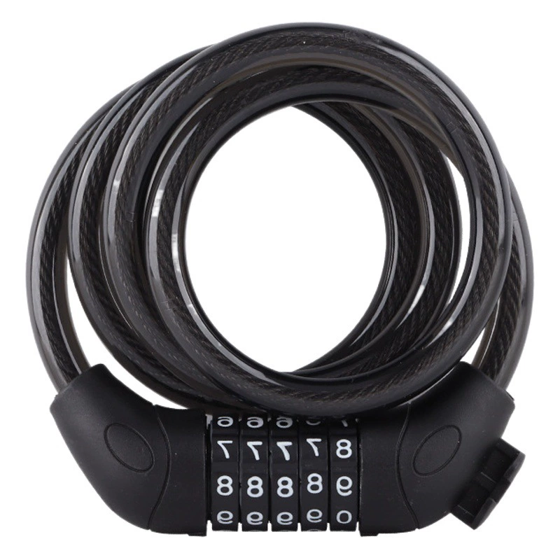 Велосипедный замок Велосипедное оборудование Mountain Car Противоугонный замок Пять цифр пароль проволоки кольцо замок велосипед кодовый замок универсальный