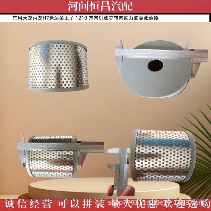 东风天龙乘龙H7豪运金王子 1210 方向机滤芯转向助力油壶滤清器