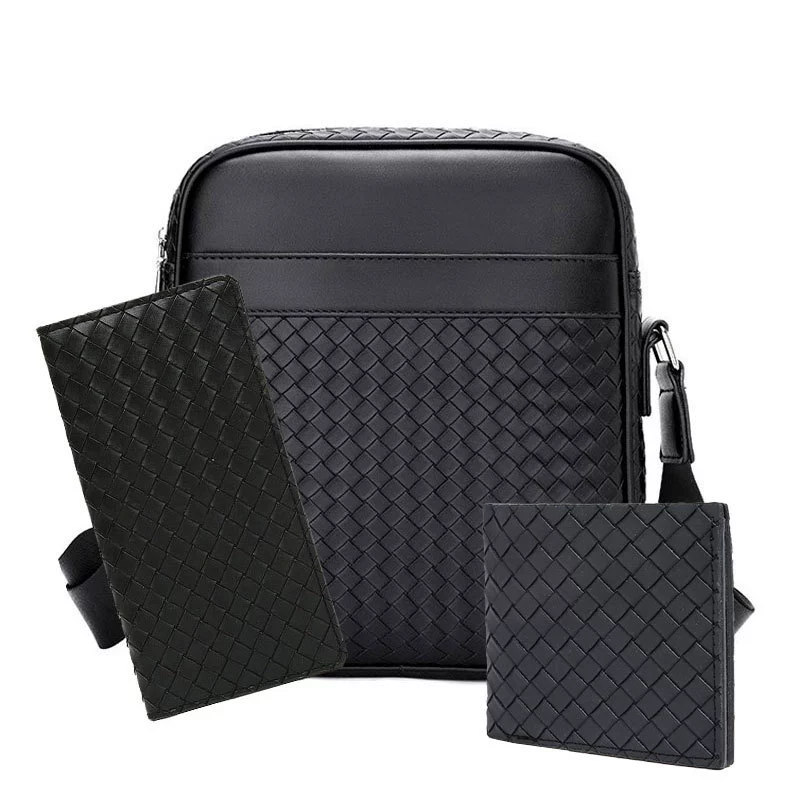 Мужская сумка бизнес-сумка через плечо вертикальная для деловых поездок