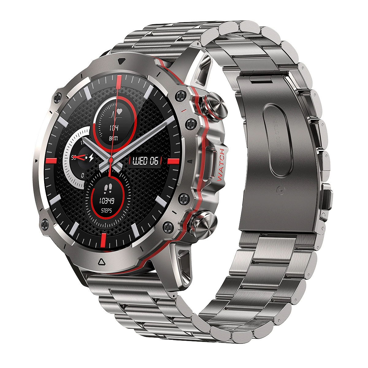 Cross-border AK56 Bluetooth звонок умные часы, металлический маньяк, мониторинг здоровья, долгий срок службы батареи, outdoor спорт, музыка
