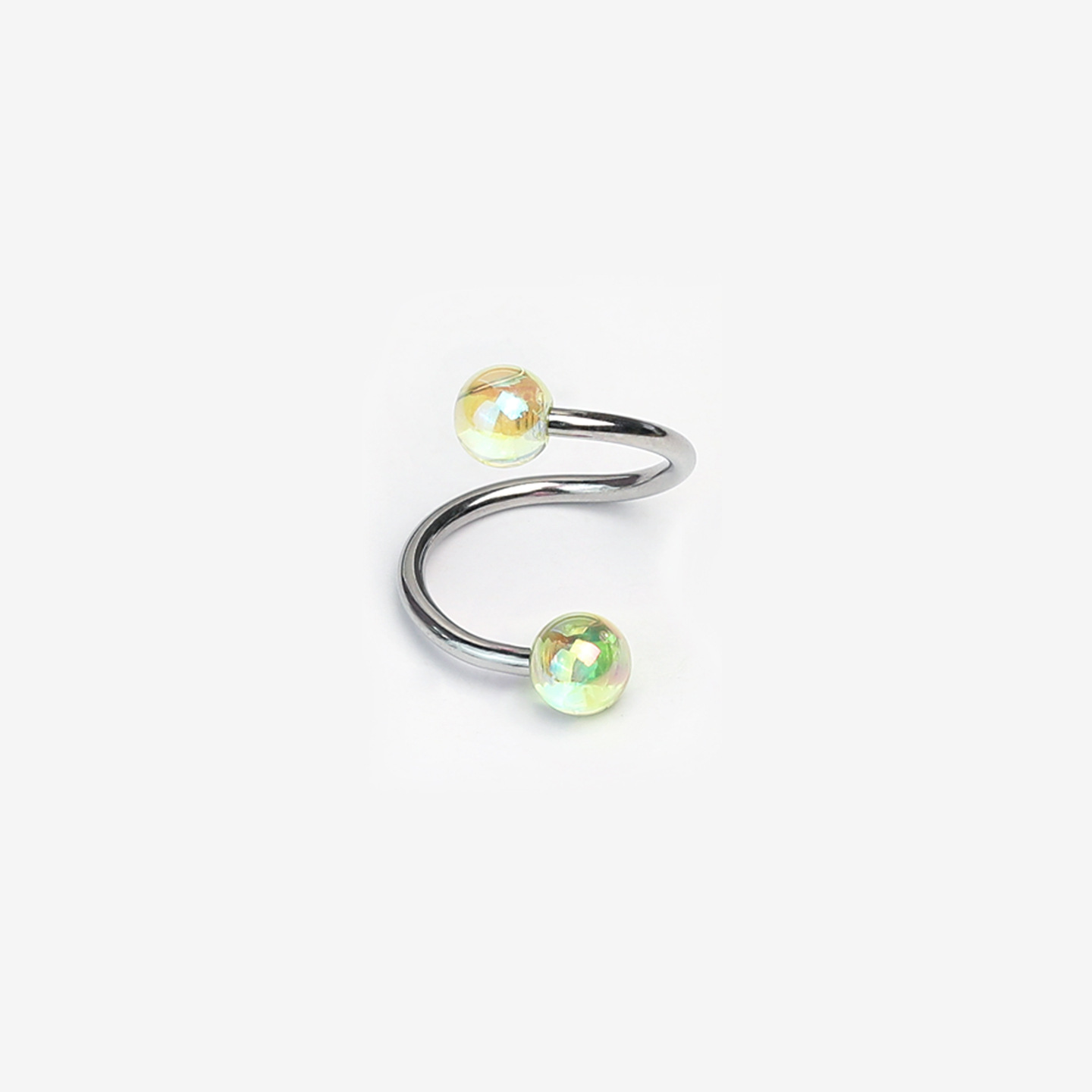 Pointed titanium steel lip stud product view