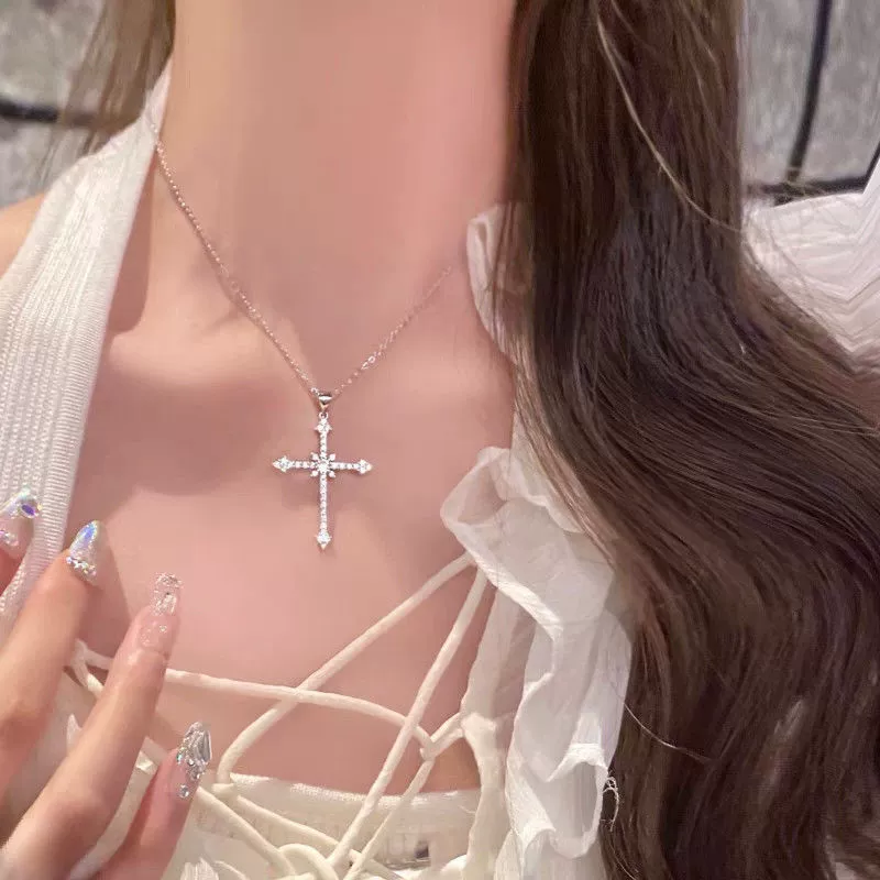 Колье Star Cross, женская легкая люксовая ключичная цепочка, трендовый персонализированный кулон