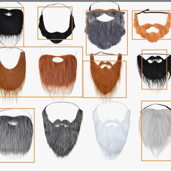 Dance party props falsa barba simulación Barba barbilla barba de los hombres barba Guan Gong Barba