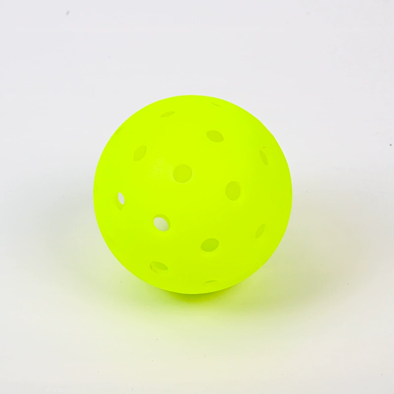 Новая дырка мяч 40 дырок соревнование pickleball 74мм инжекционное формование интегрированный pickleball не трескается сопротивление ТПЭ