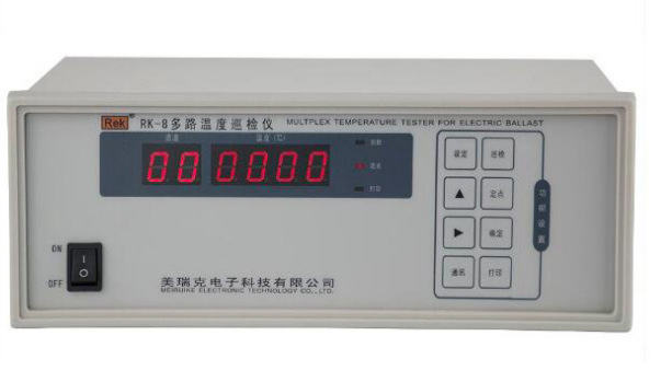 原装正品美瑞克RK-8多路温度记录仪 美瑞克RK-8多温度巡检仪