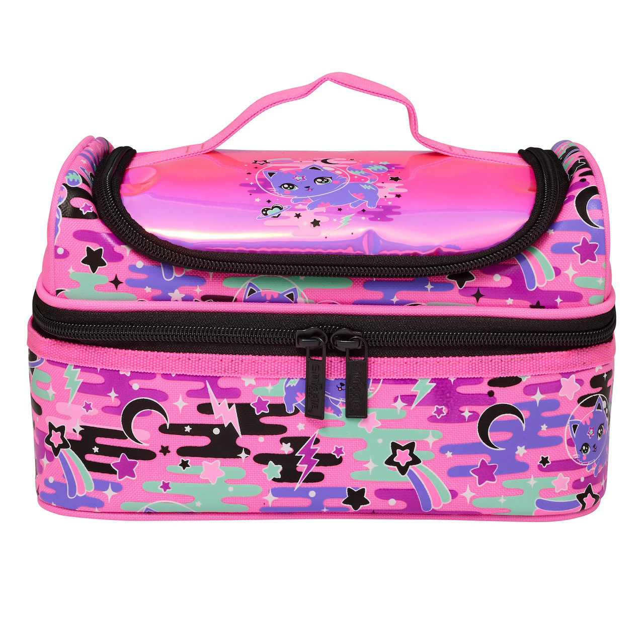 Australia smiggle doble capa Bento bolso caja de almuerzo niños de la escuela primaria BOLSA DE AISLAMIENTO impermeable bolsa de almuerzo grande