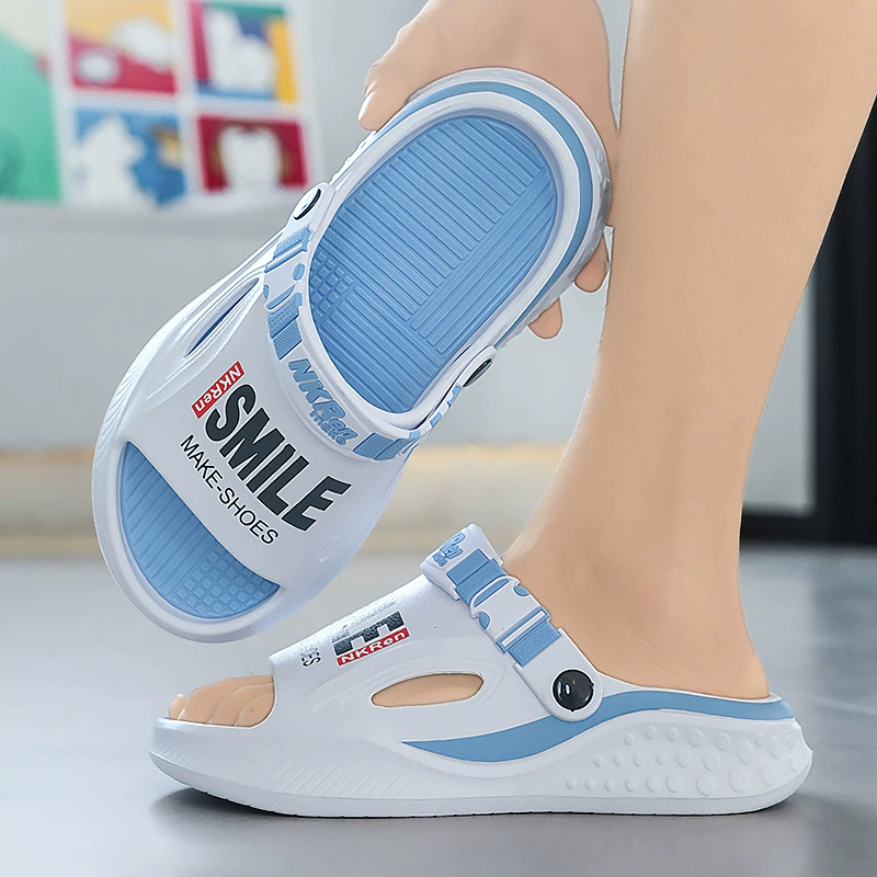 Мужские тапочки 2025 новые EVA спортивные тапочки летние нескользящие пляжные сандалии для отдыха на открытом воздухе большие размеры модные тапочки