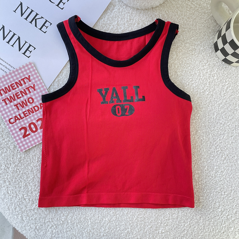 Belleza espalda Sling carta pecho abrigo Chaleco de las mujeres almohadilla fija en el pecho desgaste interior y exterior sin costuras chaleco deportivo de fondo todo partido