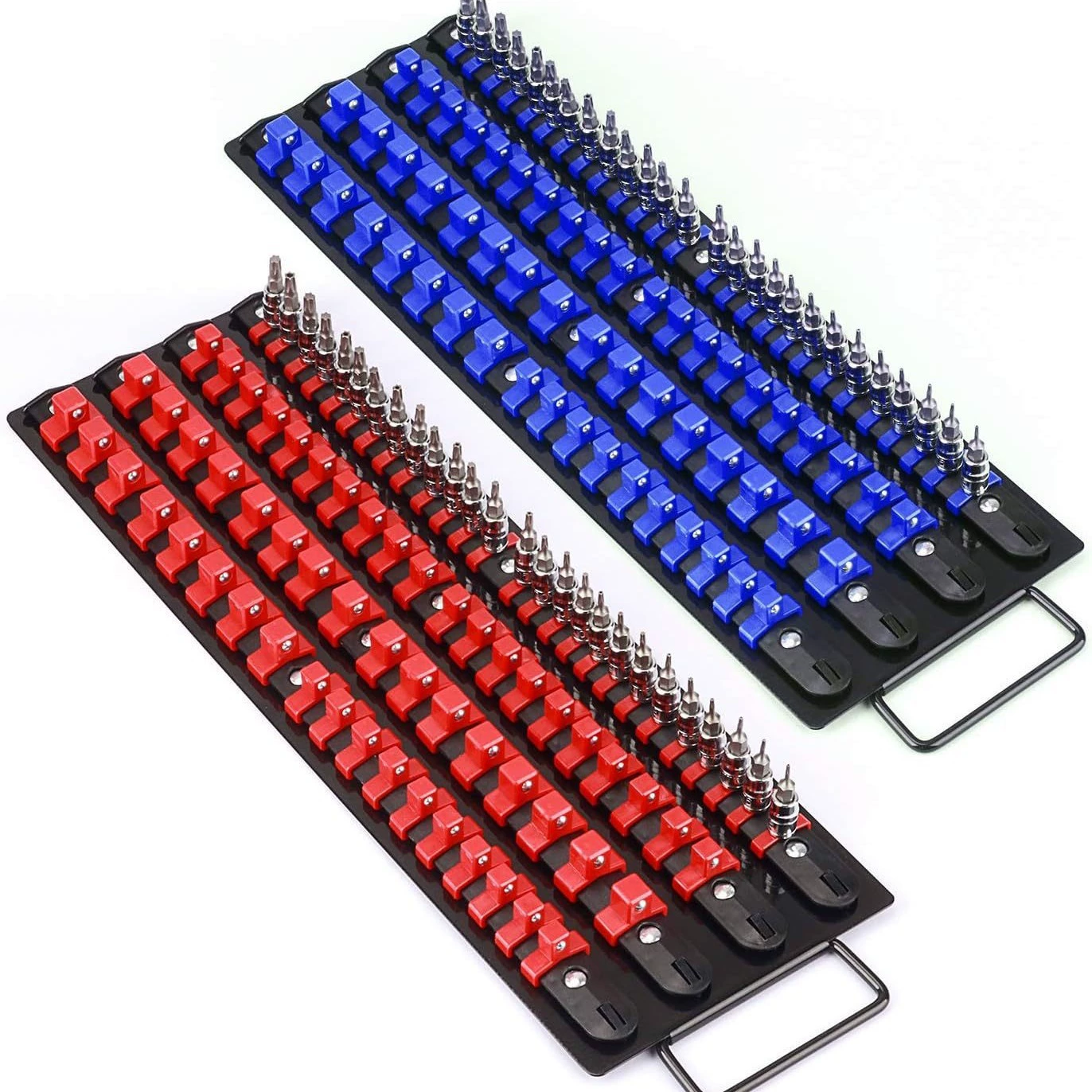 Amazon Новые 80 шт. Осадки для втулки Новые ручные держателя для хранения 1/4 3/8 1/2 подставка для втулки