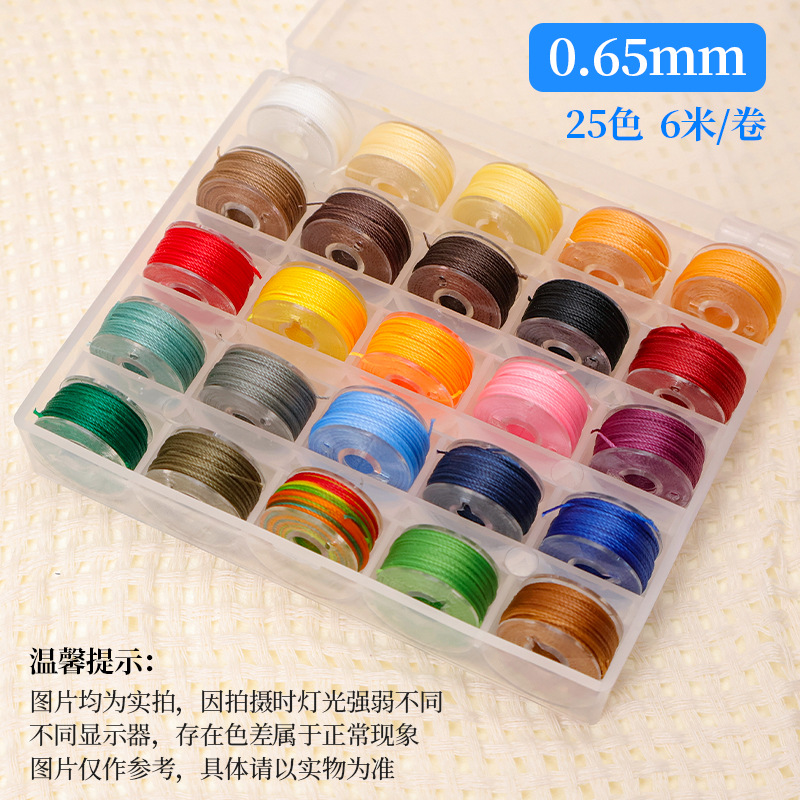 0.65 원형 왁스실 25색/박스( 6m /개)