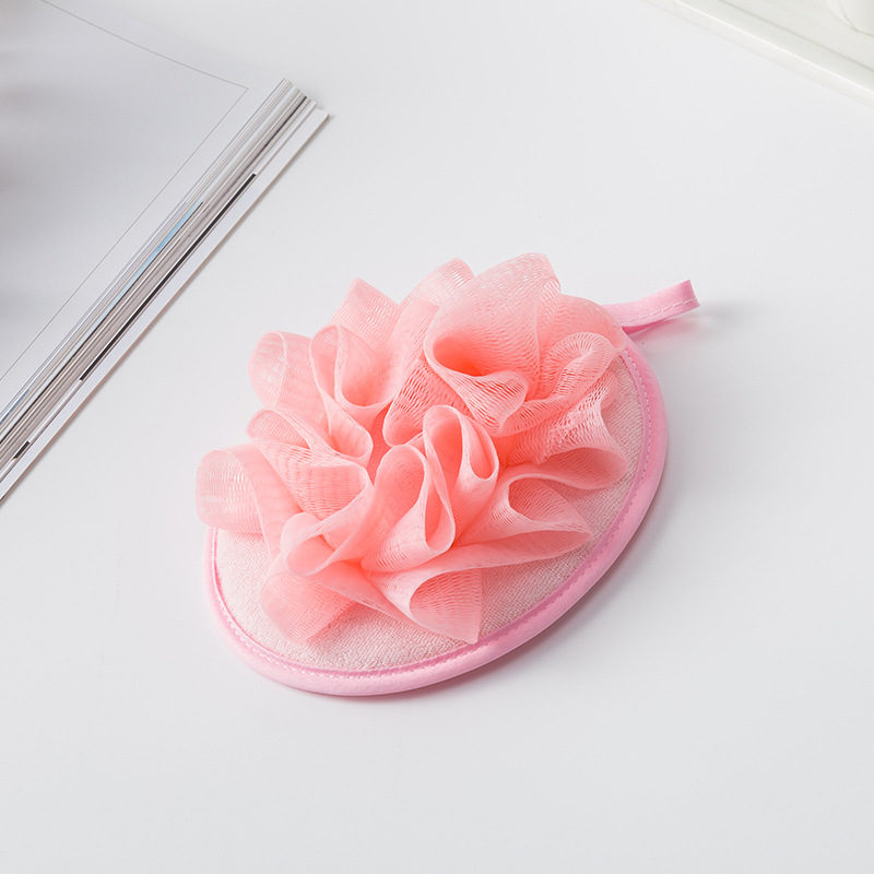 Toalla de baño simple de estilo japonés Toalla de baño lisa Bola de baño de espuma suave Baño Frotar Guantes de baño al por mayor