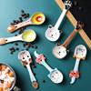 Cartoon cute spoon, tableware home use, children's mixing stick, hand painting