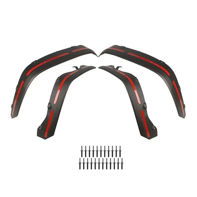 Suitable for 2019+ Suzuki Jimny JB74, five-door model, widened wheel arches, mudguards, and off-road modification accessories (Wheel eyebrow) - 3-doors