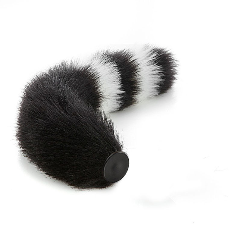 Sexy reemplazable Fox cola de silicona vibración anal plug back corte masturbación SM suministros para adultos entrega al por mayor