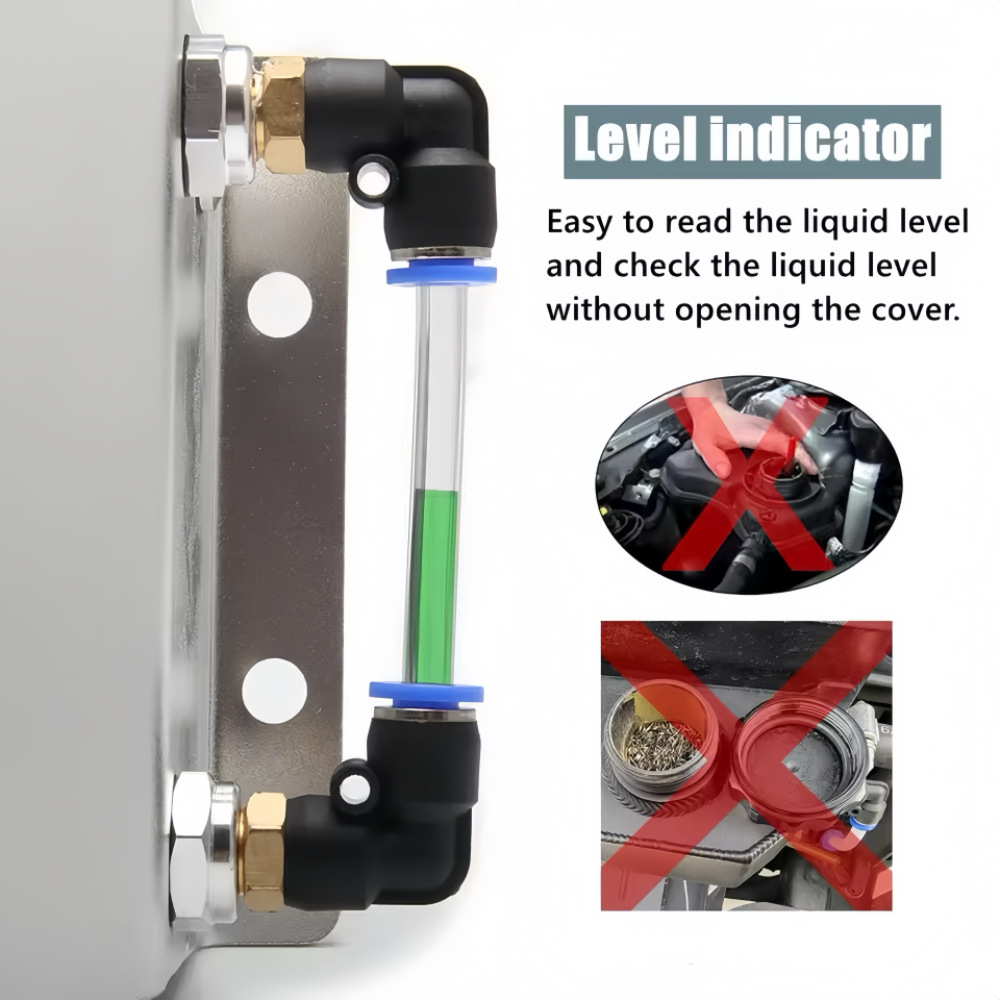 Cross-Border Hot-Selling 1L/2L Universal Auxiliary Water Tank for Car Racing Modification, Cooling Pot, Modified Oil Pot