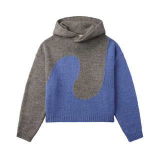 Custom European and American Street Fashion Casual Men's Deconstructed Sweater Custom-Made Knitwear from Foreign Trade Woolen Company