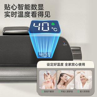 Ღ【Government Subsidy】Bathroom Piano Key Shower Set with Pressurized Large Top Spray Household Showerhead
