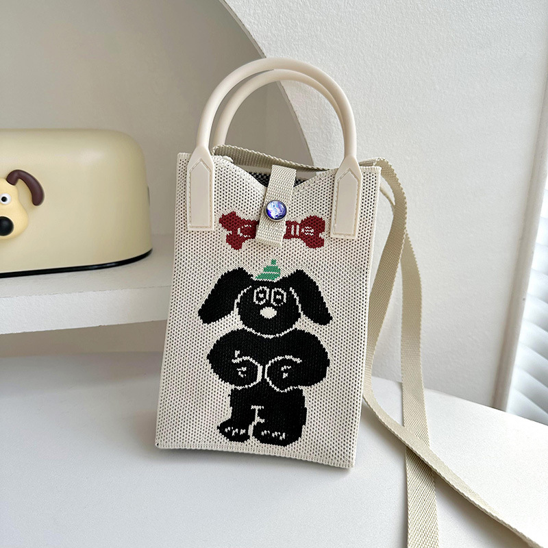 Bolsa de nicho diseño nuevo mini fortuna teléfono bolsa femenina estilo coreano versátil pequeño portátil monedero bolsa de mensajero