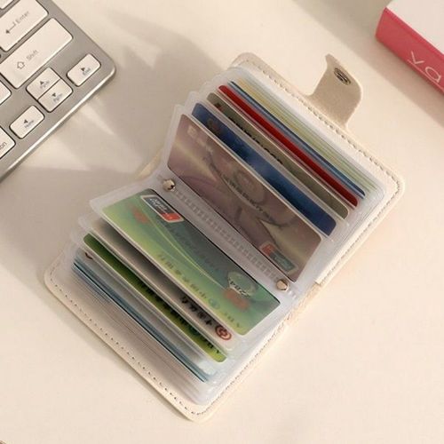 Cute Card Holder for Women, Personalized Multi-Card Slot Anti-Magnetic Small Men's Card Holder Wallet Coin Purse for Students
