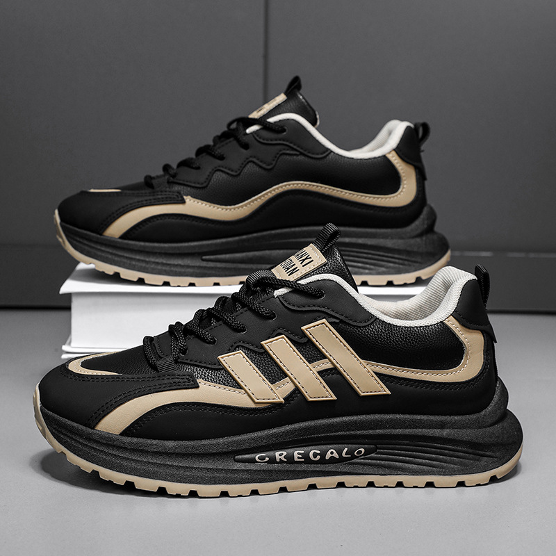 Zapatos de hombre 2026 primavera nueva tendencia popular popular popular zapatos de papá con suela gruesa resistente al desgaste cómodo zapatos deportivos casuales de estudiantes