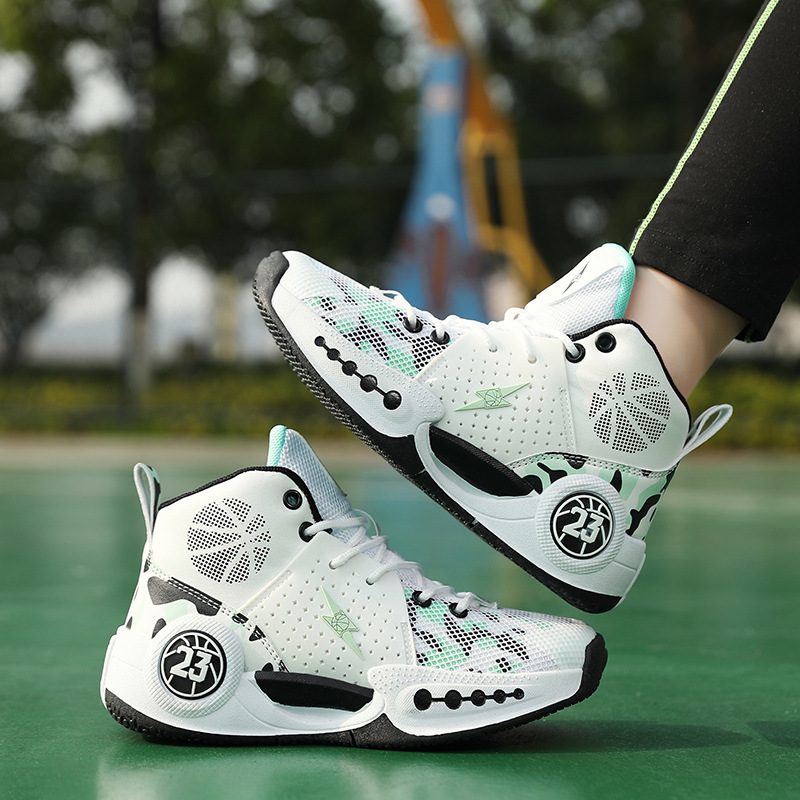 Basketbalschoenen voor jongens antislip voor op de campus_voghion.com
