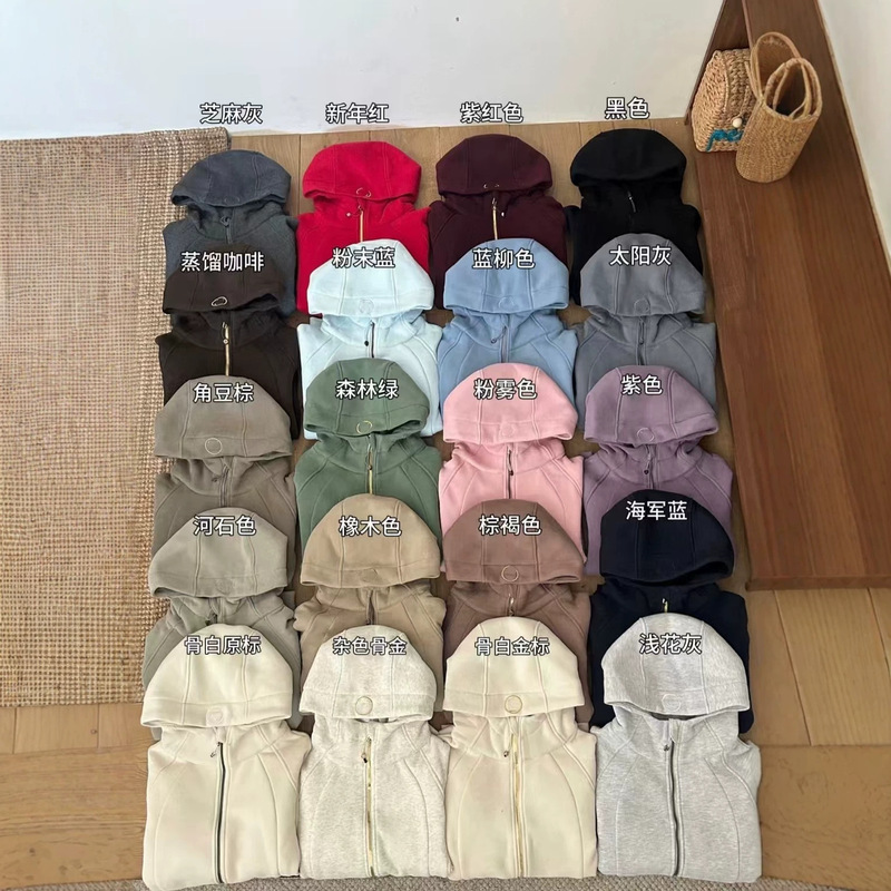 【Exact Replica】Slim-Fit Hooded Sweatshirt Jacket/With Mesh Pocket/Ykk Embossed Zipper/Embroidered Fleece-Lined Top for Women That Makes Them Look Slimmer 【Exact Replica】Slim-Fit Hooded Sweatshirt Jacket/With Mesh Pocket/Ykk Embossed Zipper/Embroidered Fleece-Lined Top for Women That Makes Them Look Slimmer