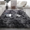 Dyeing carpet gradient dark gray
