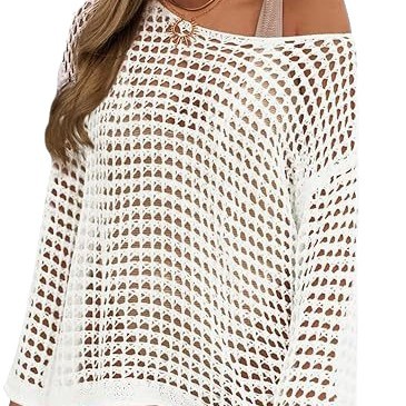 Verano nuevo blusa de color sólido blusa ligera transpirable suave agujero dulce cardigan de manga larga de punto vestido de mujer