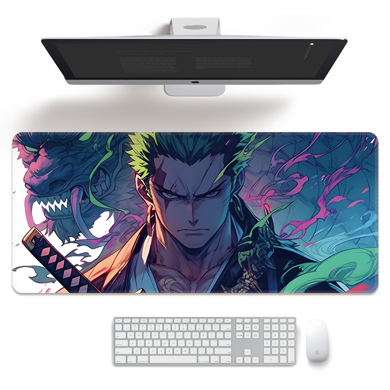 Solon Mouse Pad Oversized One Piece Boy E-sports Game Animation Secondary Computer Keyboard Desk Mat
