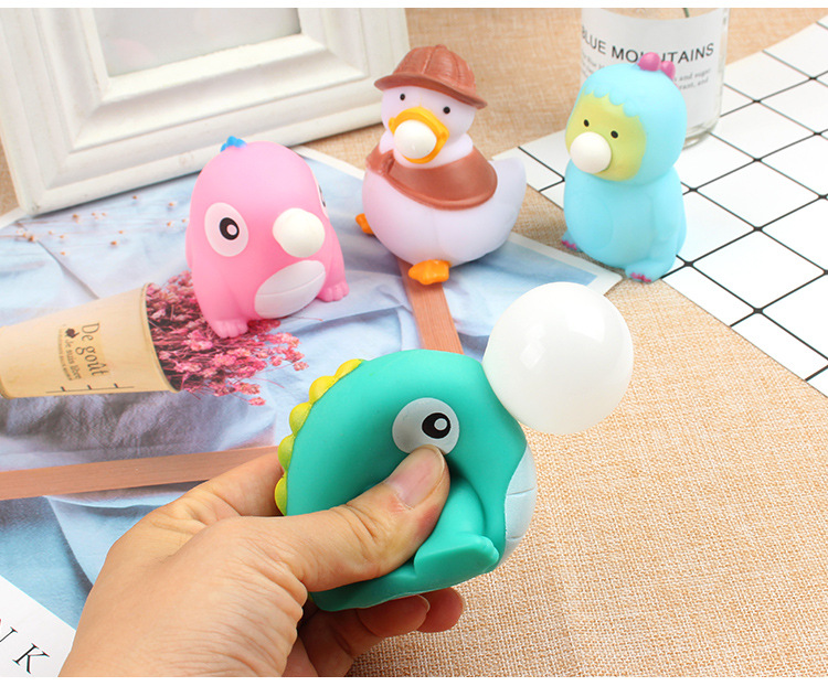 New Dinosaur Bubble Toy Duck Bubble Squeeze Music Vent Decompression Toy Wholesale display picture 16