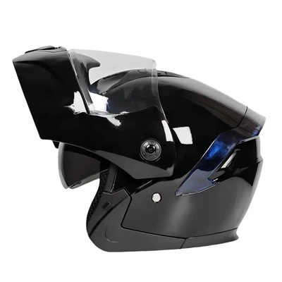 Motosiklet kaskı (dəbilqə) Helmet Electric Vehicle Helmet Warm - 511-bright-black-one-size-fits-all-54-60-head-circumference-suitable-for-the-whole-family