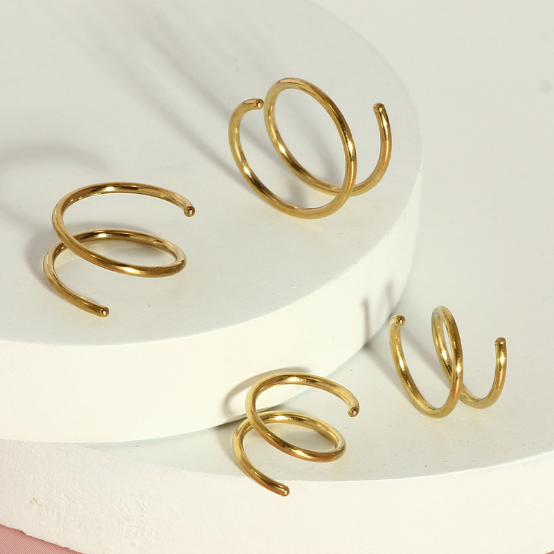 Labret piercing jewelry detail image