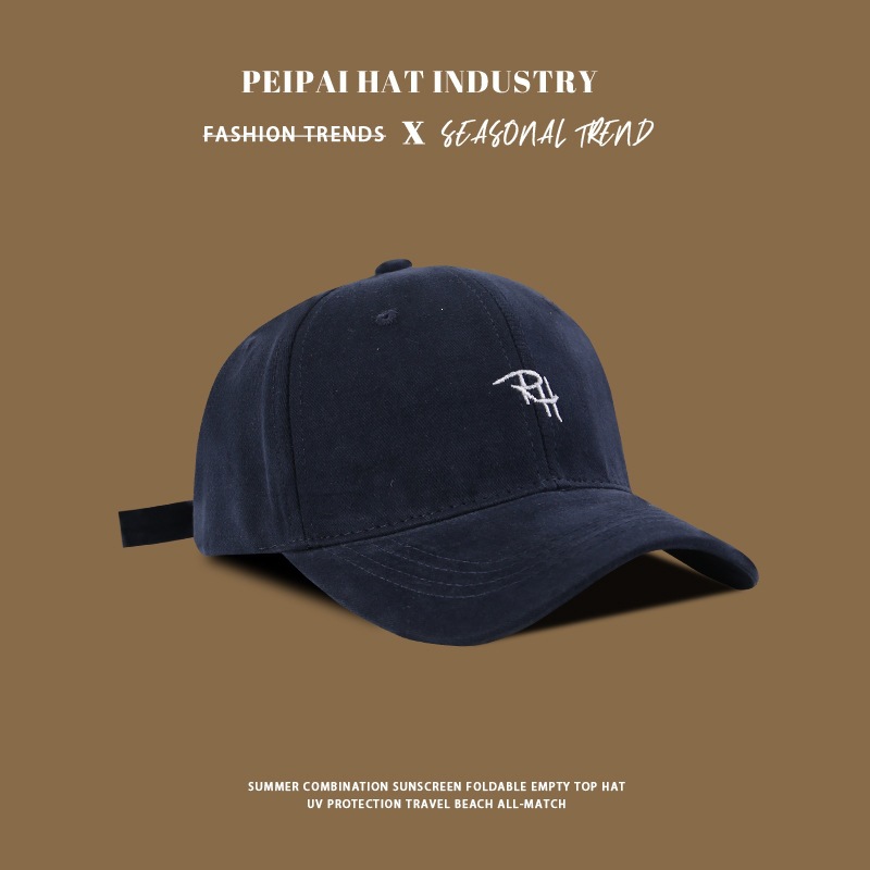 Embroidered long RH baseball cap py nanny green