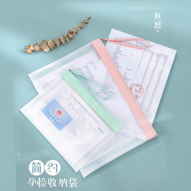 Maternity inspection data storage bag file bag special pregnancy test for pregnant women over-check portable waterproof file bag LOGO