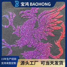 厂家刻字膜烫画3D立体发泡烫图热转印贴服装帽子辅料来图定  制