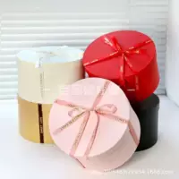 Круглая коробка из крафт-бумаги круглая подарочная коробка Подарочная коробка Рождественская упаковочная коробка упаковка для выпечки печенья