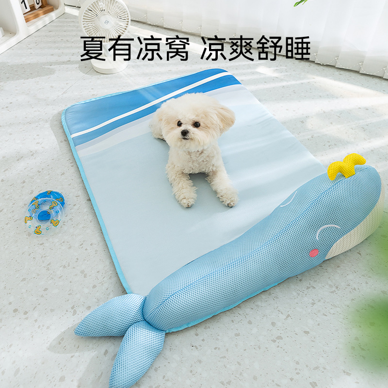 Perros Primavera y verano Muñecas con forma de animal Estera de verano Perro pequeño y mediano Teddy Cat Sofá de enfriamiento Nido para mascotas