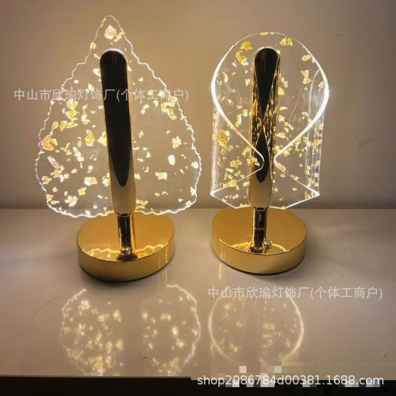 Atmosfera ajustable atenuación lámpara de escritorio decorativa lámpara de escritorio creativa explosión cabezal de cama decoración ligera simple lámpara de cabeza transfronteriza